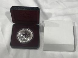 Canadian 1 oz Fine Silver Coin.