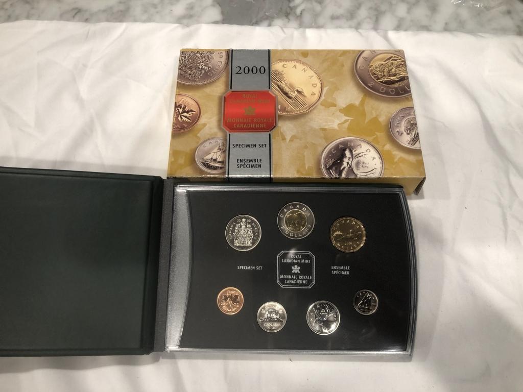 2000 Royal Canadian Mint Specimen Set.