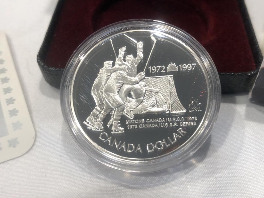 1997 Canadian Proof Silver Dollar - USSR/Canada