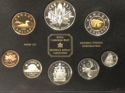 2000 Proof Silver Canadian Coin Set