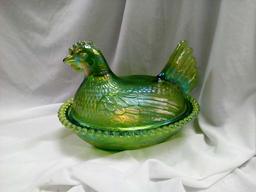 Carnival Glass Indiana Glass Co. (Green)