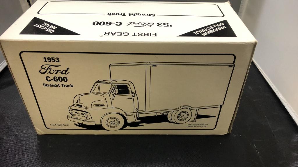 1953 Ford C-600 Straight Truck Die-Cast Replica.