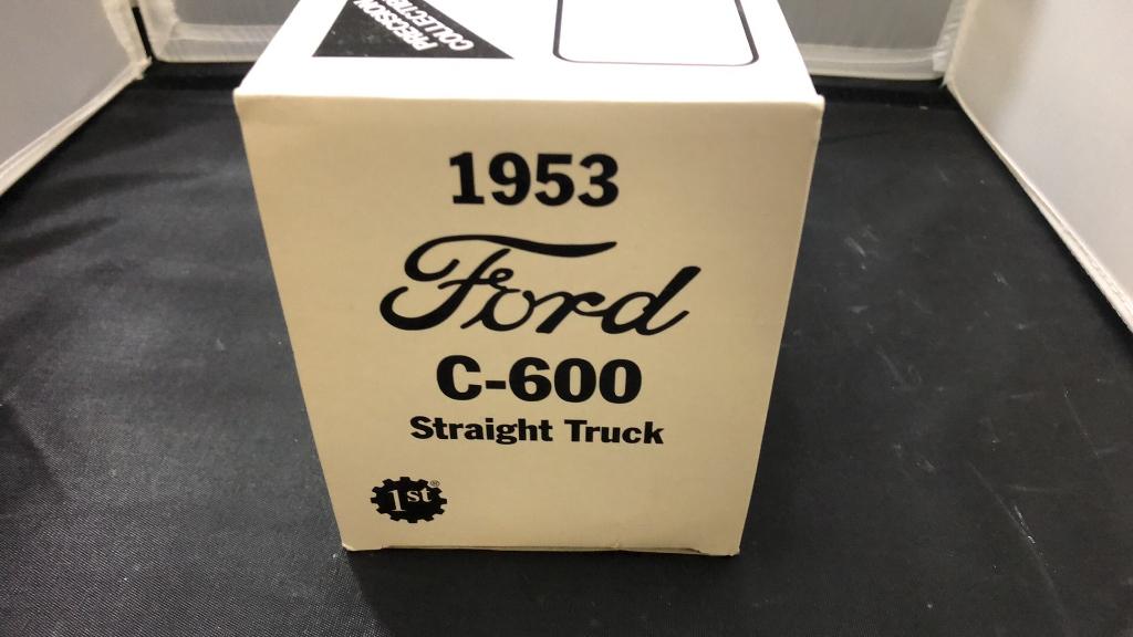 1953 Ford C-600 Straight Truck Die-Cast Replica.