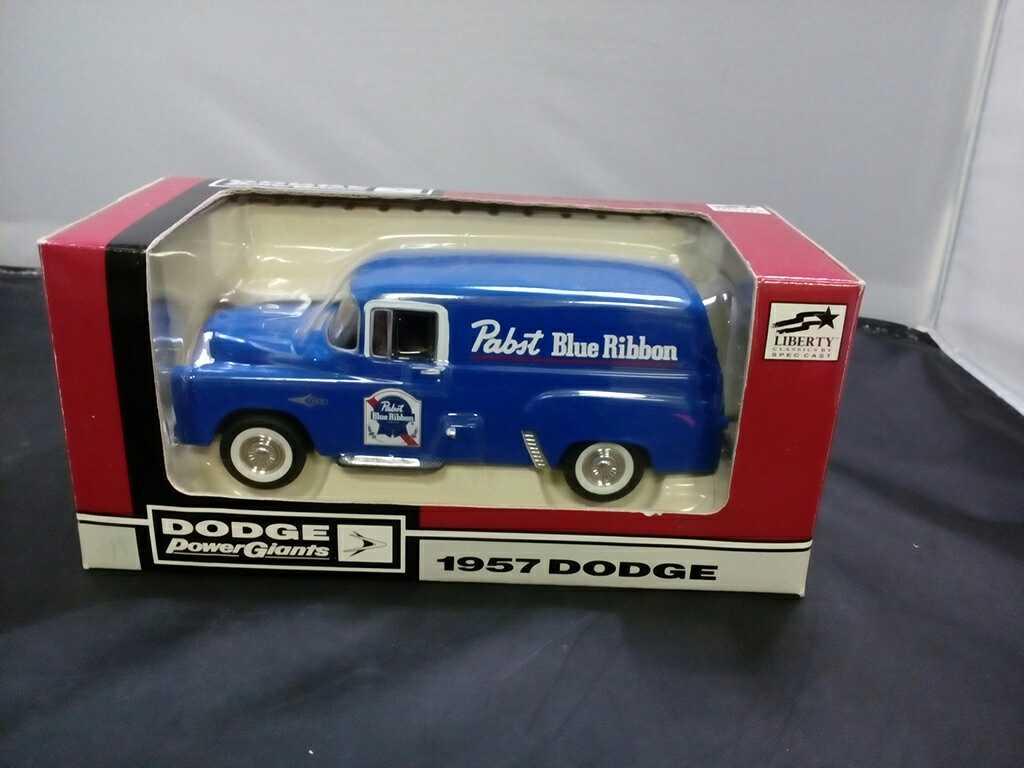 1957 Pabst Blue Ribbon Dodge Die-Cast Bank.
