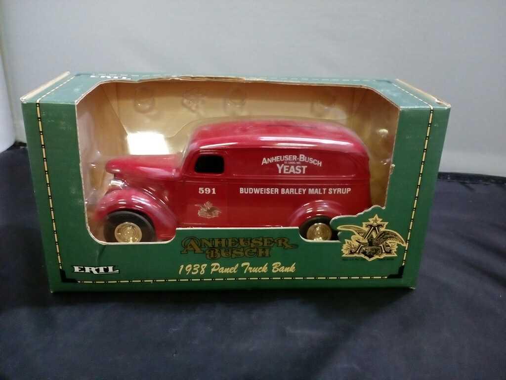 1938 Anheuser-Busch Panel Truck Die-Cast Bank.