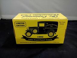 1931 Ford Panel Truck Die-Cast Bank.