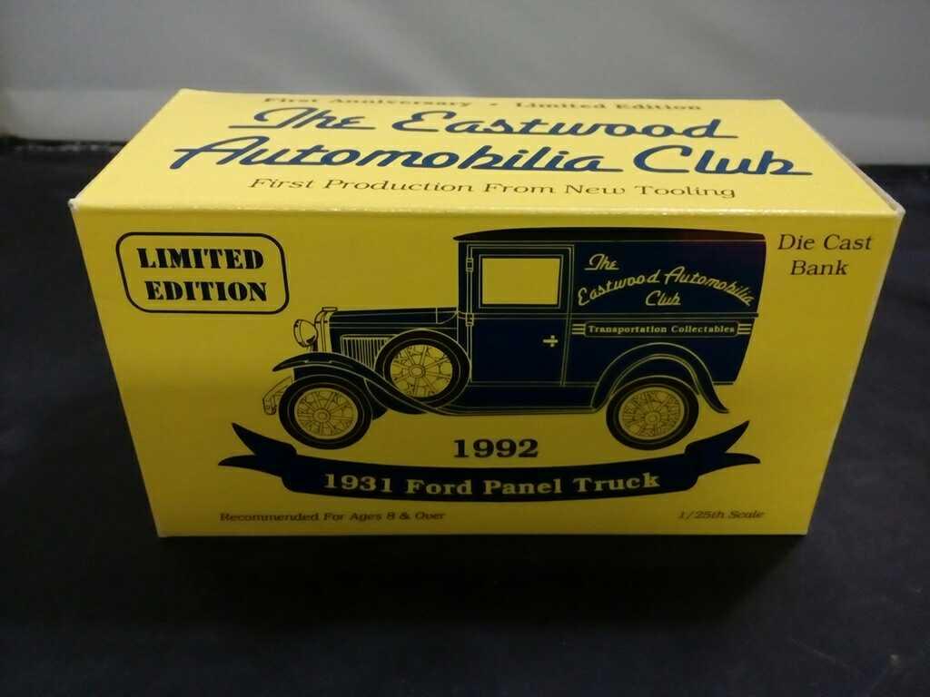 1931 Ford Panel Truck Die-Cast Bank.