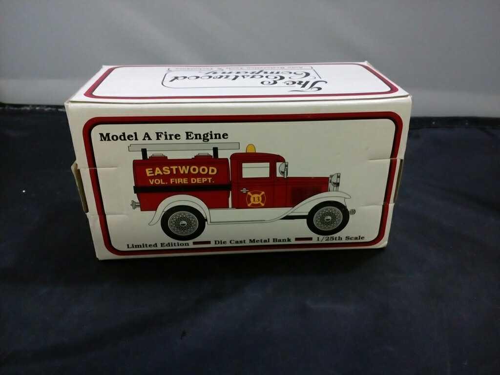 Model A Fire Engine Die-Cast Bank.