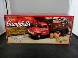 1957 Campbells Chevy Stake Truck Die-Cast Replica