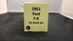 1951 Ford F-6 Dry Goods Van Die-Cast Replica.