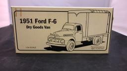 1951 Ford F-6 Dry Goods Van Die-Cast Replica.