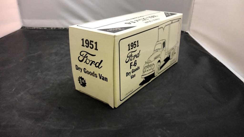 1951 Ford F-6 Dry Goods Van Die-Cast Replica.