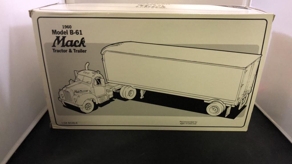 1960 Mack Model B-61 Tractor & Trailer.