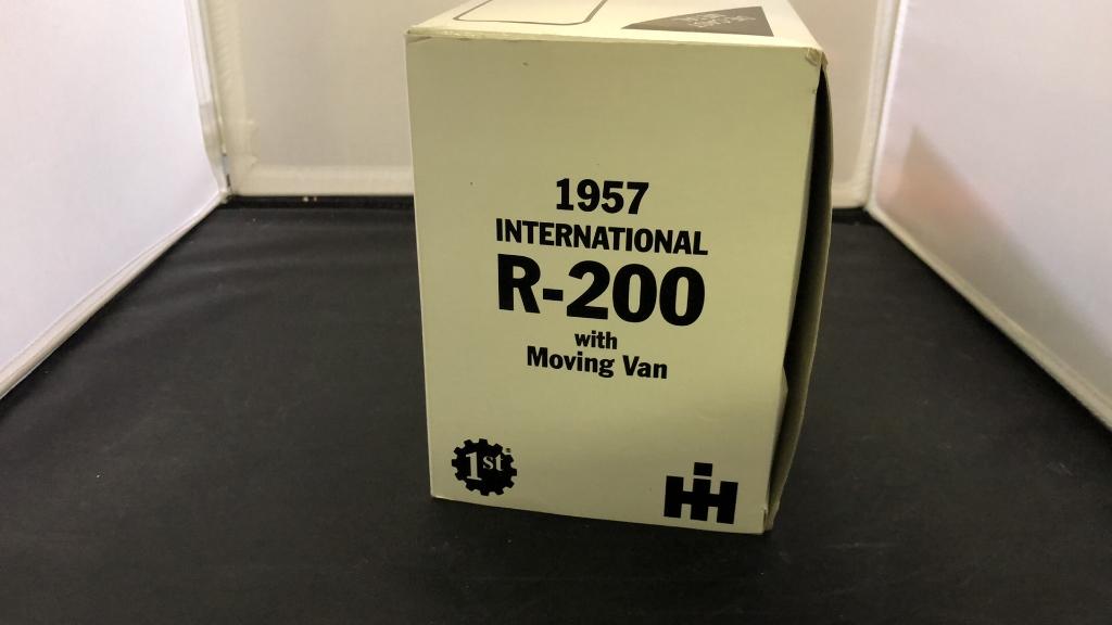 1957 International R-200 with Moving Van Die-Cast Replica.