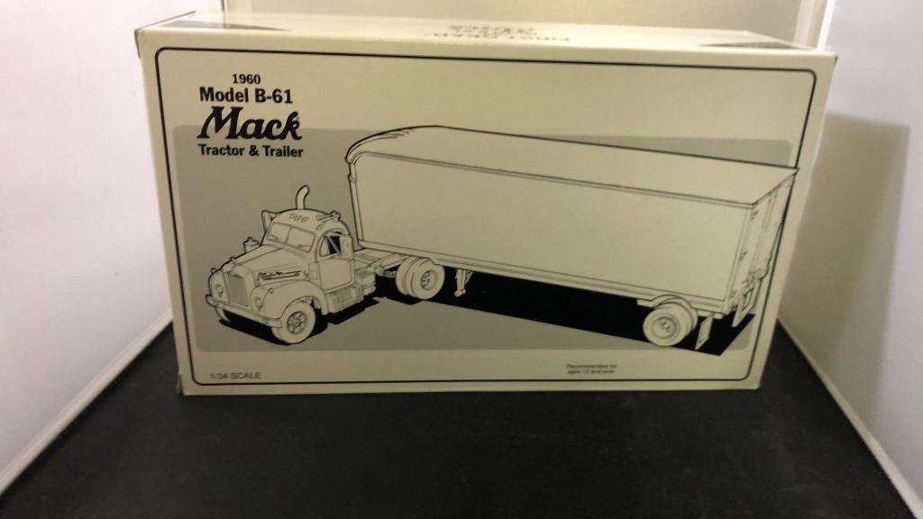 1960 Mack Model B-61 Tractor & Trailer.