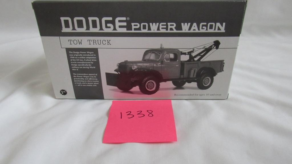 Dodge Power Wagon Tow Truck Die-Cast Replica.