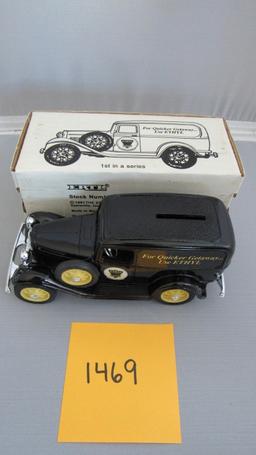 1932 Panel Delivery Bank Die-Cast Replica.