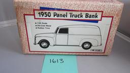 1950 Panel Truck Bank Die-Cast Replica.