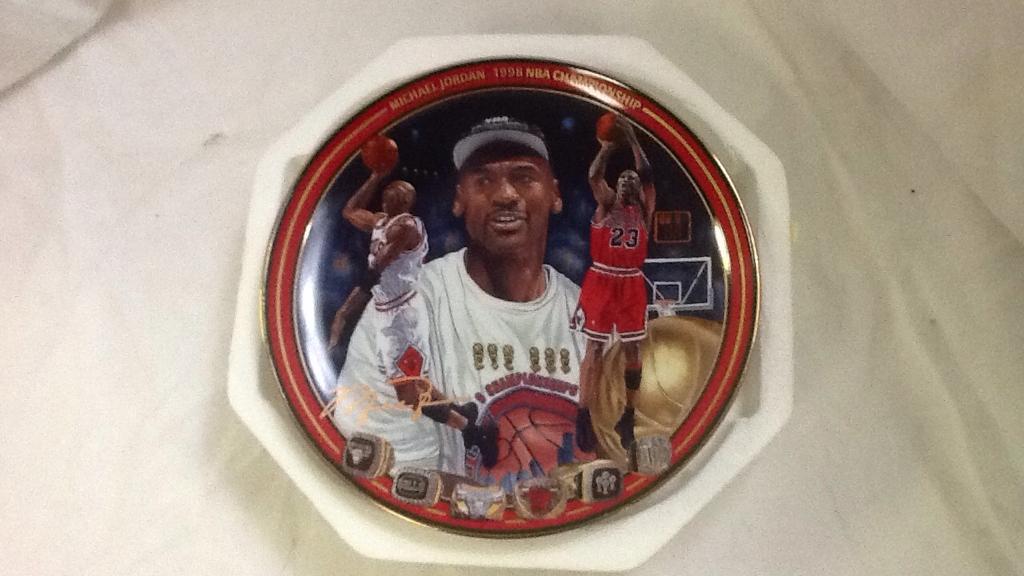 Michael Jordan 1998 Championship Plate