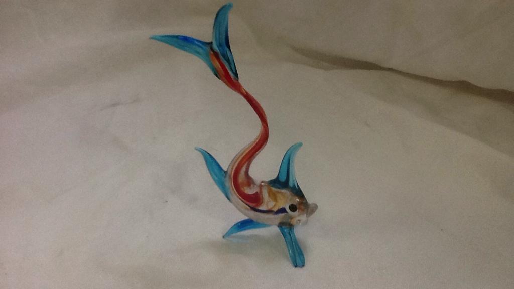 Fish Art Glass Figurine