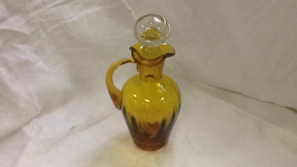 Mid Century Blown Glass Pitcher