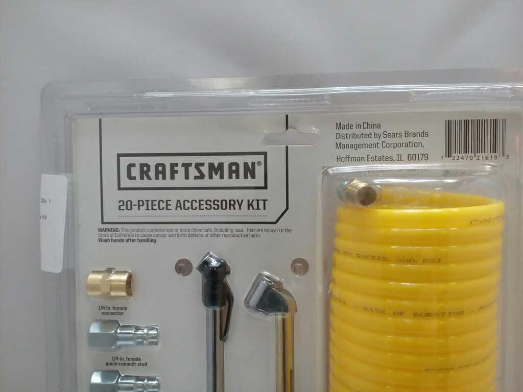 Craftsman 20-Piece Air Compressor Accessory Kit