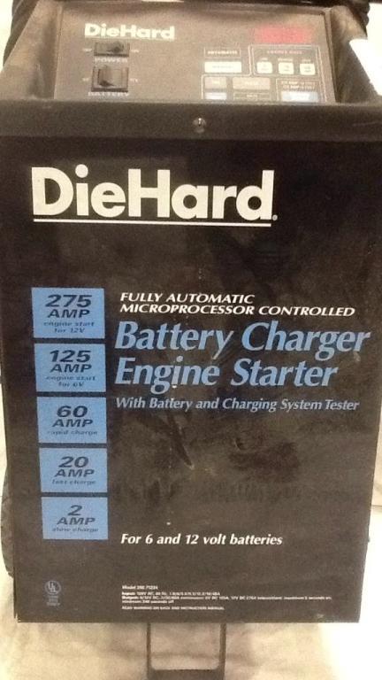 DieHard Battery Charger Engine Starter