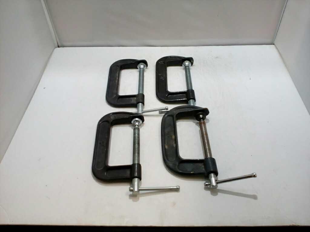 4" C-Clamp SET of FOUR (4)