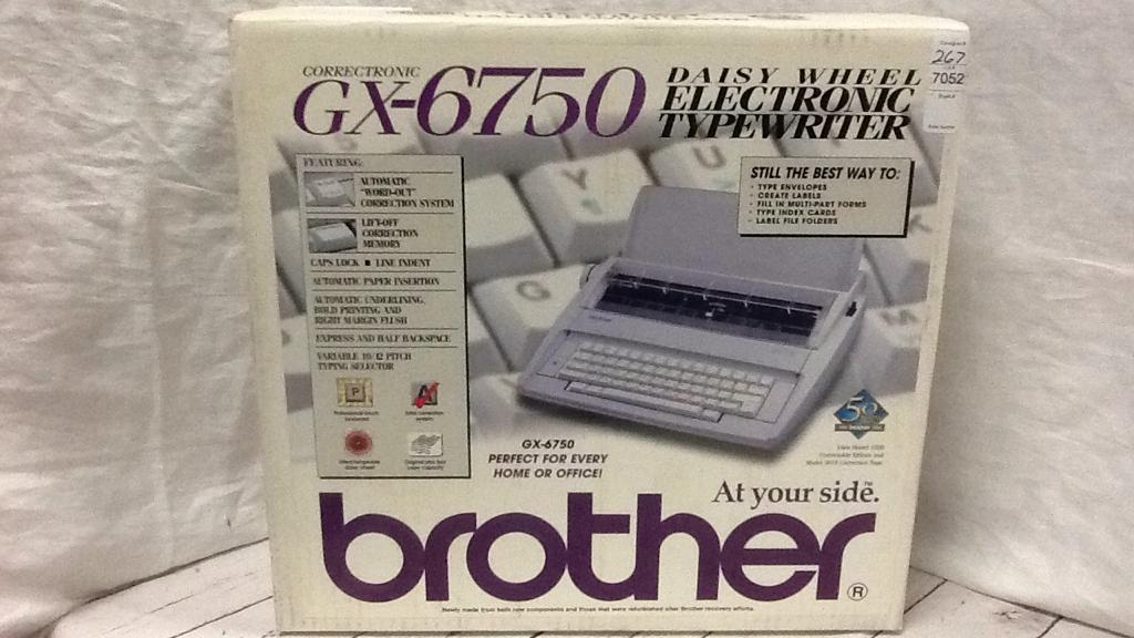 Brother Electronic Typewriter GX-6750