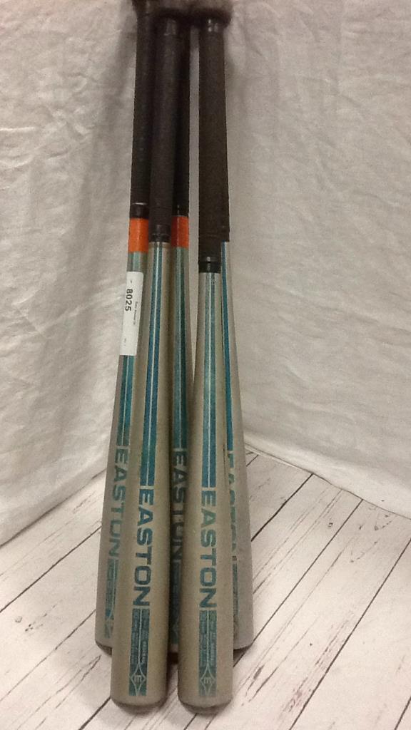 Easton Aluminium Baseball Bats SET of 5