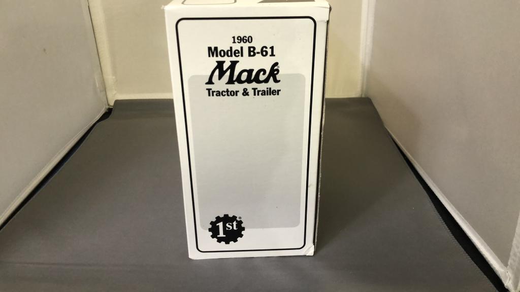 1960 Mack Model B-61 Tractor & Trailer Die-Cast Re