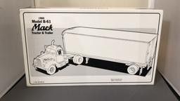 1960 Mack Model B-61 Tractor & Trailer Die-Cast Re