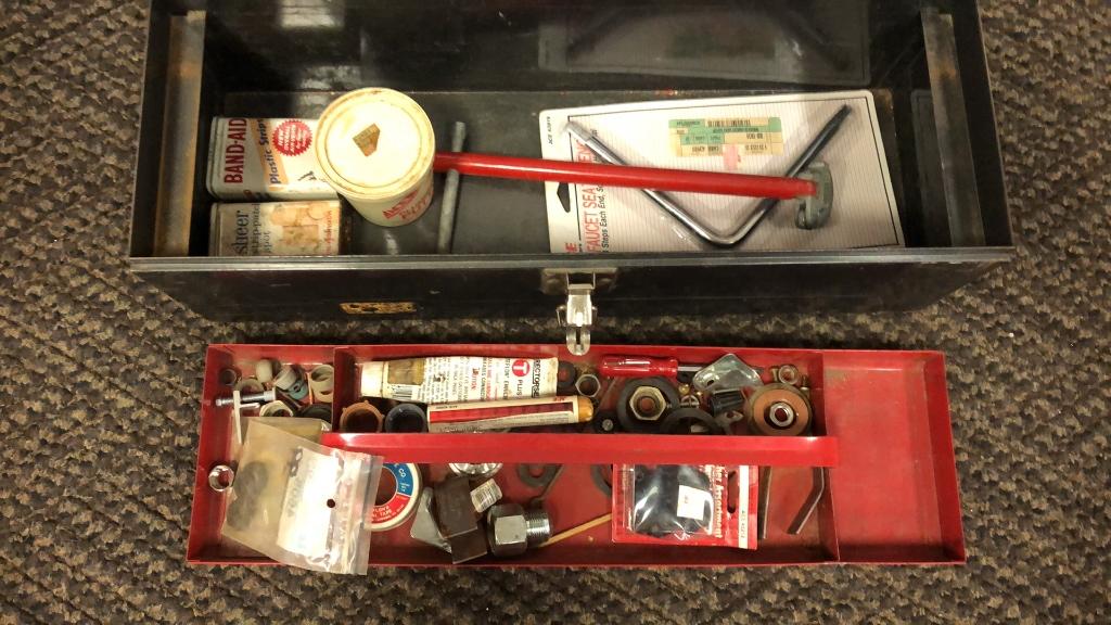Toolbox with tray