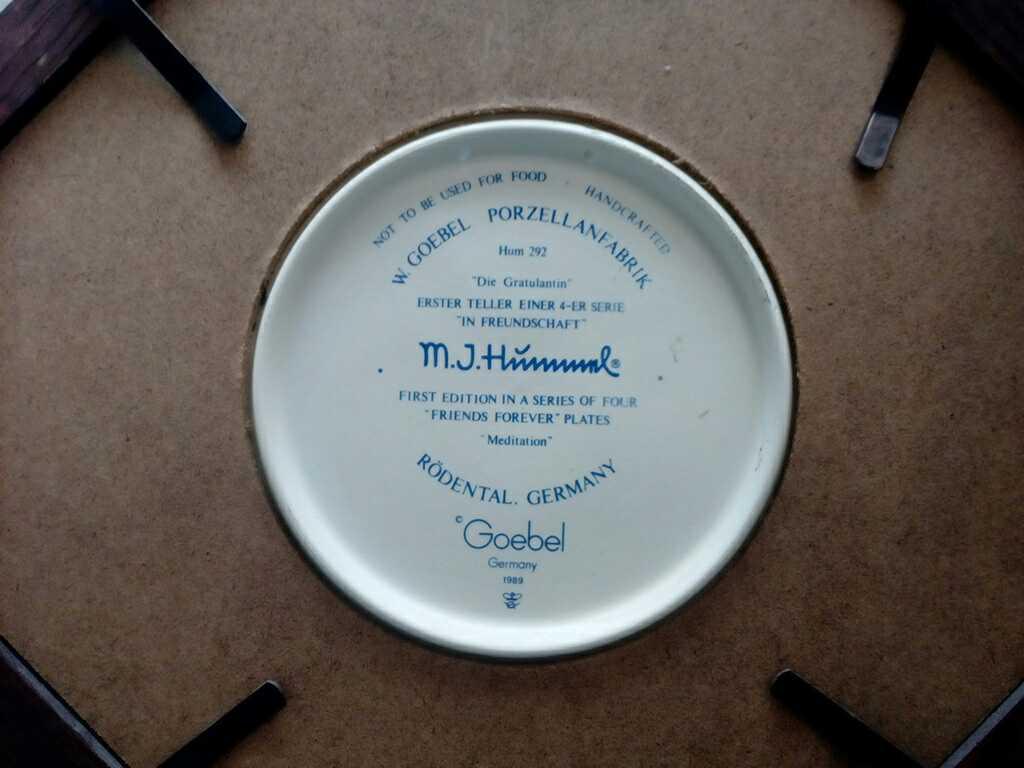 M.I. Hummel Collector Plate