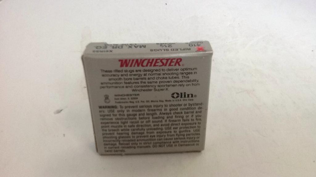 Winchester 410 GA. 4 boxes of 5 HP Slugs