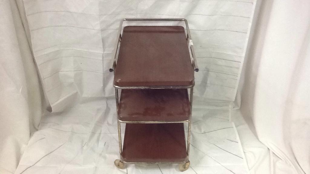 Vintage Three Tier Metal Serving Cart