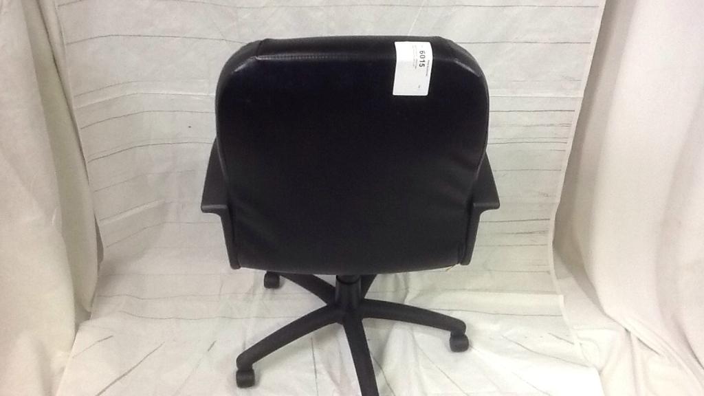 Black Pleather Office Chair