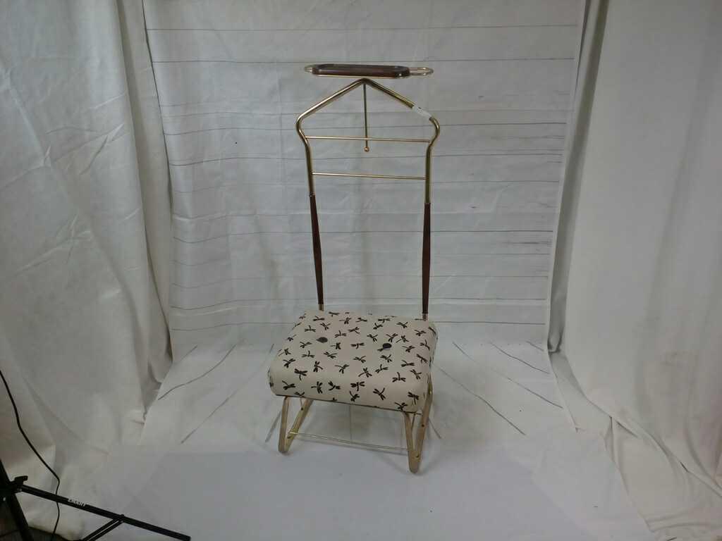 Valet Stand with Dragon Fly Fabric Seat