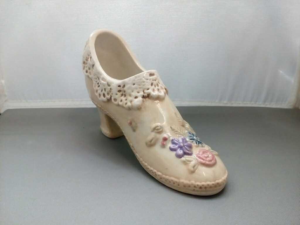 Vintage Ceramic Shoe Vase