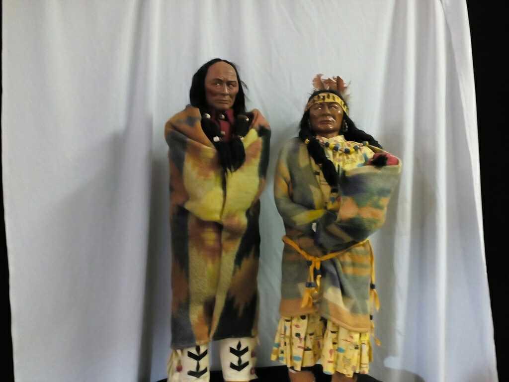 Pair of Skookum Dolls