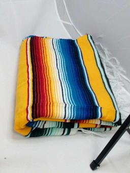 MEXICAN/NATIVE AMERICAN STYLE BLANKET.