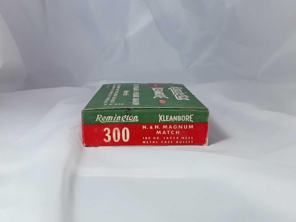 1 BOX OF VINTAGE REMINGTON 300 H&H AMMO