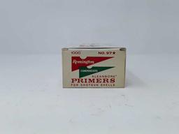 1 BOX OF REMINGTON NO 97 KLEANBORE PRIMERS