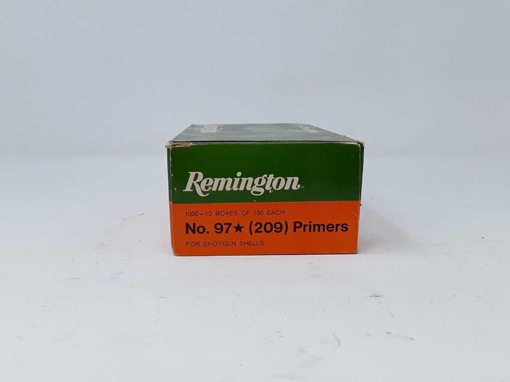 1 BOX OF REMINGTOM NO 97 209 SIZE PRIMERS