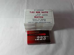 1 BOX OF NORINCO .223 REM AMMO.