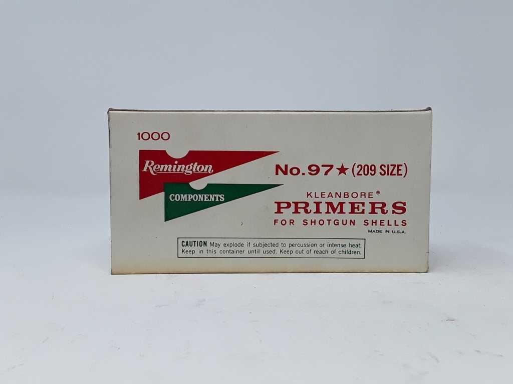 1 BOX OF REMINGTON NO 97 209 SIZE PRIMERS