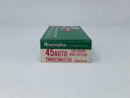 1 BOX OF REMINGTON 45 AUTO AMMO