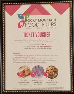 Rocky Mountain Food Tour