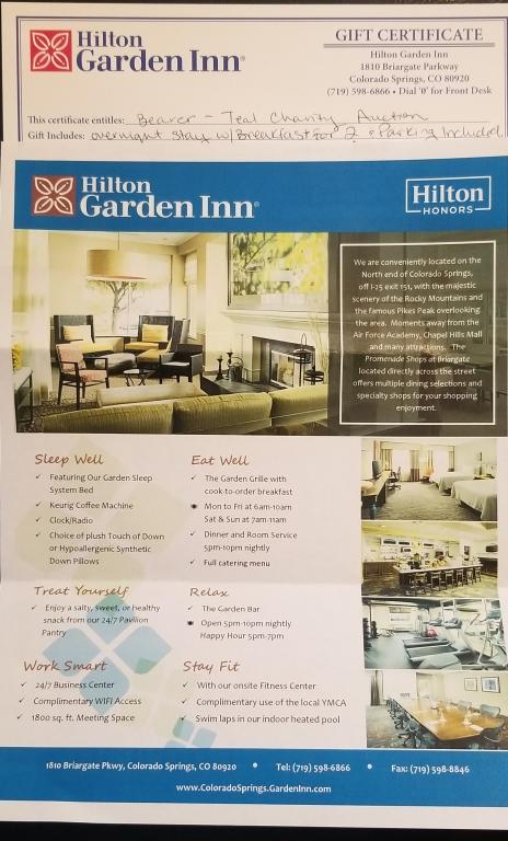 Hilton Garden Inn Stay