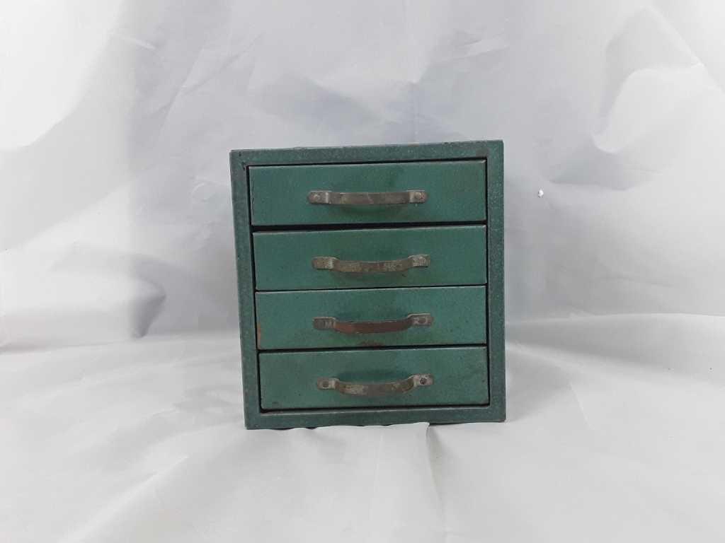 METAL WARDS STORAGE BOX 4 DRAWERS MISC ELECTRICAL